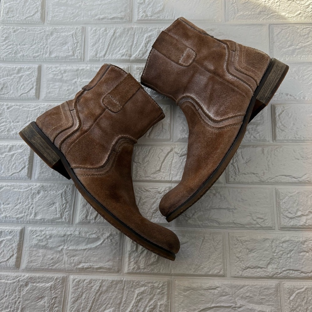 BED STU Men's Revolution Boots leather suede 9.5